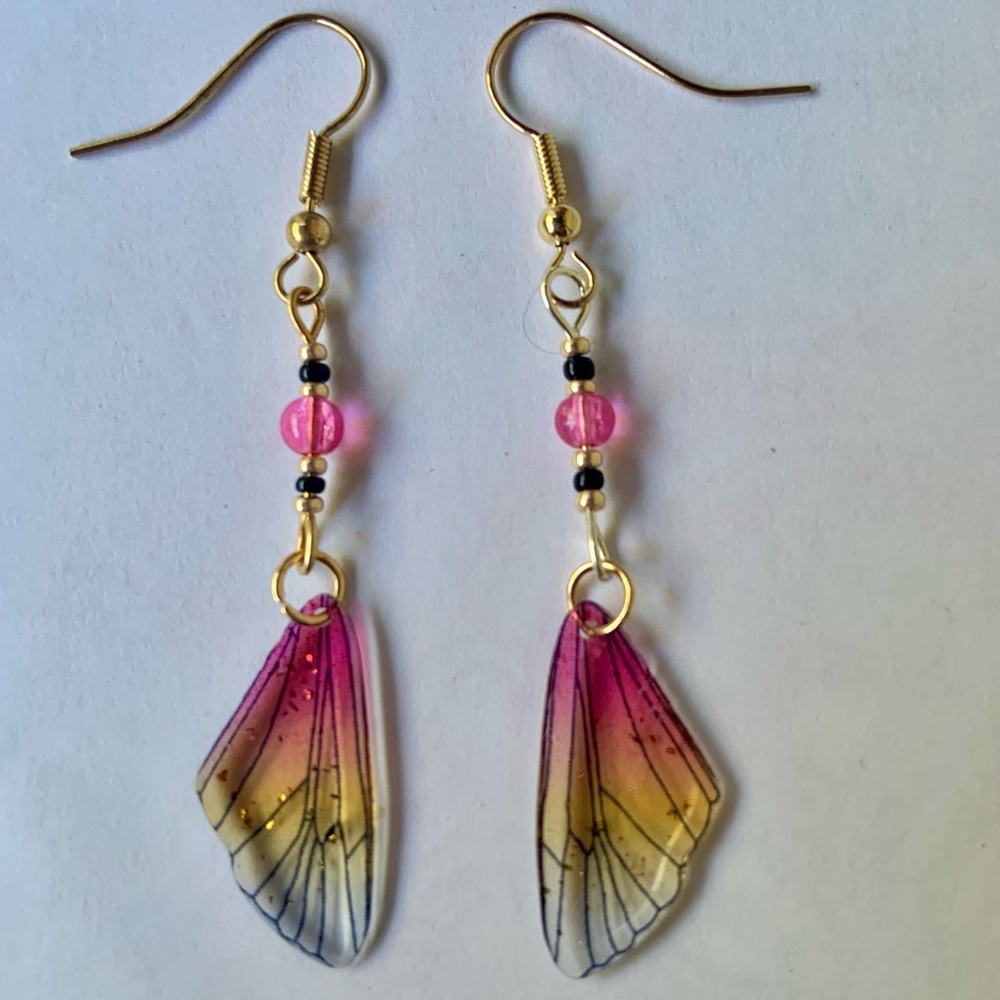 Butterfly or Fairy Wing Earrings